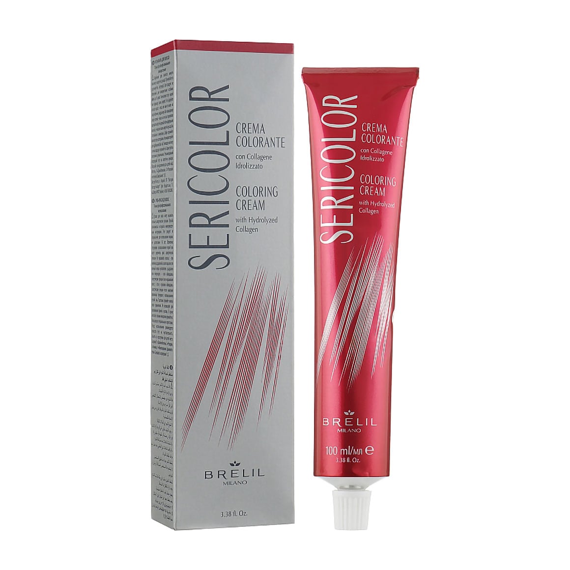 Уцінка! Перманентна фарба для волосся Brelil SeriColor Coloring Cream 5.0 Intense Light Chestnut, 100 мл